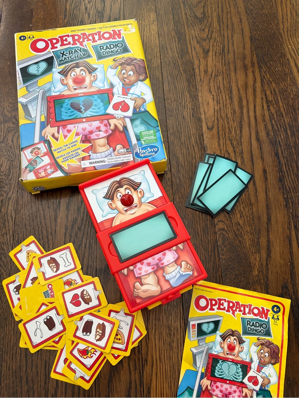 Operation X-Ray Match Up Kids Game by Hasbro ages 4+